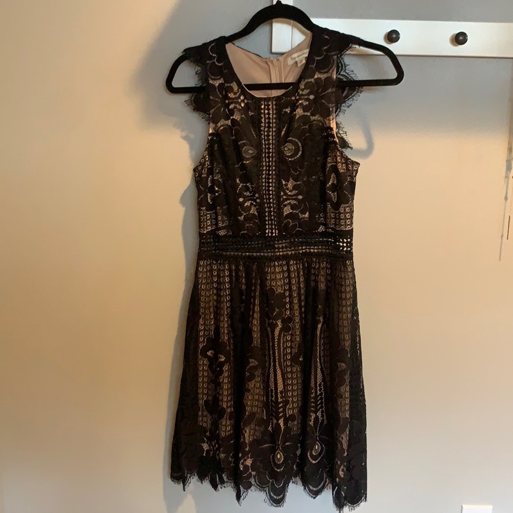 Francesca’s black formal dress
